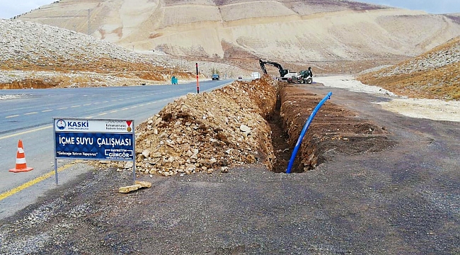 YEDİKUYULAR'DA ALTYAPI ÇALIŞMALARI TAMAMLANDI