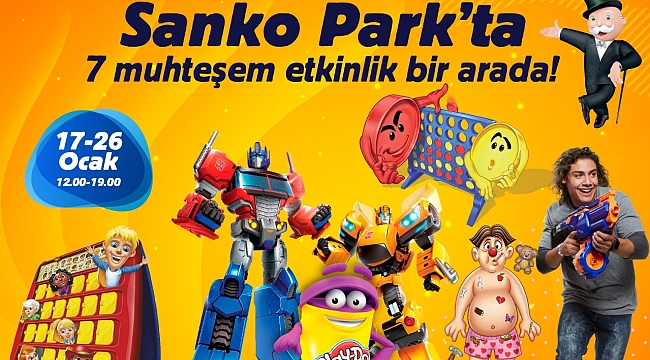 HASBRO WORLD BİRBİRİNDEN EĞLENCELİ OYUNLARI İLE SANKO PARK'TA