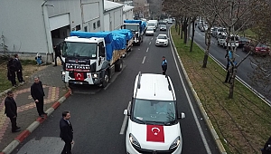 Onikişubat Belediyesi'nden, Elazığ'a 5 Kamyon Yardım