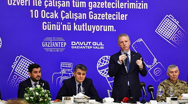 Vali Gül, kentteki basın mensupları ile bir araya geldi