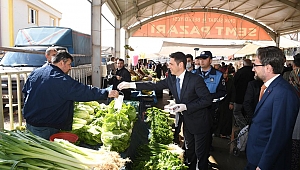 Onikişubat Belediyesi'nden, Pazar Esnafına Koruyucu Önlemler