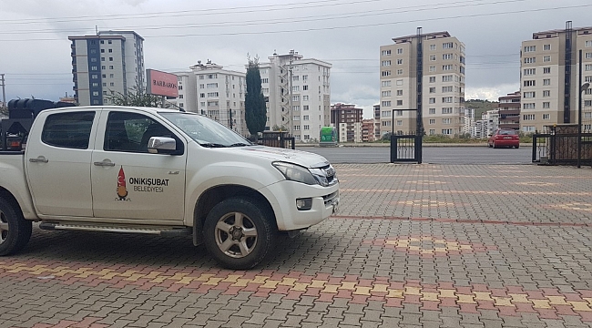 Onikişubat İlçesinin Sitelerine Dezenfekte Yapılıyor