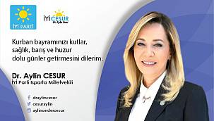 AYLİN CESUR; KURBAN BAYRAMI MESAJI YAYINLADI