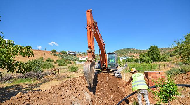 HOPURLU MAHALLESİNDE İÇME SUYU ÇALIŞMALARI SÜRÜYOR   