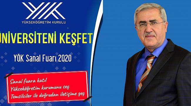 KSÜ, "Üniversiteni Keşfet YÖK Sanal Fuarı 2020"de Stant Açarak Şehrimizi ve Üniversitemizi Tanıttı