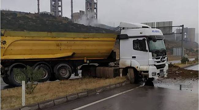 KAHRAMANMARAŞ'TA TRAFİK KAZASI: 1 YARALI!..