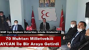 MHP İlçe Başkanı Üstün'den Gövde Gösterisi!