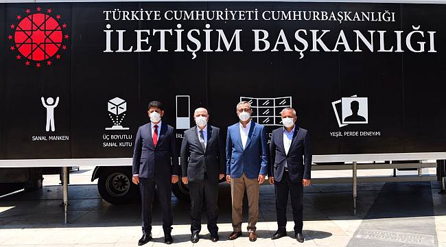 İletişim Başkanlığı Dijital Tır'ı Kahramanmaraş'ta