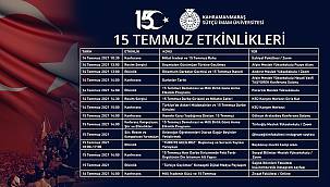 15 Temmuz Demokrasi ve Milli Birlik Günü Programları