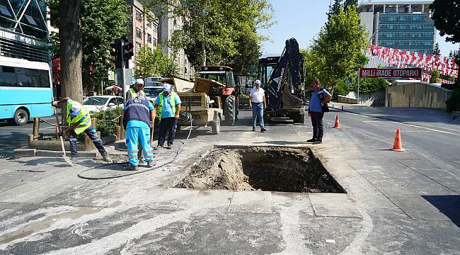 Büyükşehir Belediyesinden Acil Müdahale