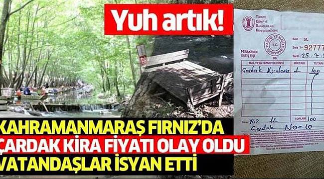 KAHRAMANMARAŞ FIRNIZ'A BÜYÜK TEPKİ