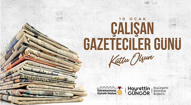 ''GAZETECİLİK, ÇOK ÖNEMLİ VAZİFELER ÜSTLENEN SAYGIN BİR MESLEK DALIDIR''