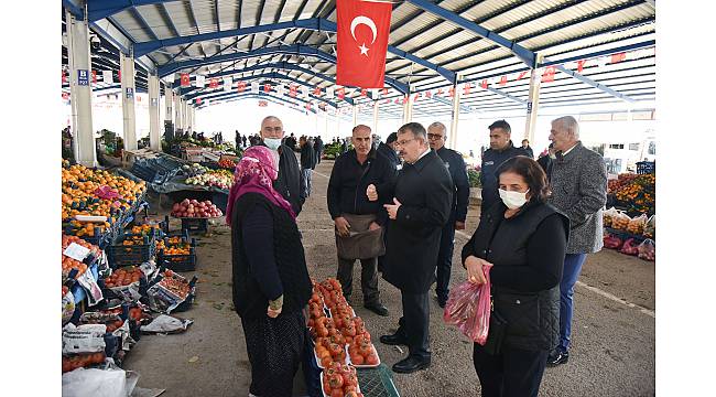 İLİMİZİN EN BÜYÜK KAPALI SEMT PAZARI GÖKSUN'DA İNŞA EDİLDİ