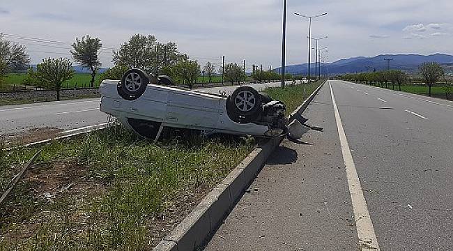 KAHRAMANMARAŞ ADANA YOLUNDA KORKUTAN KAZA