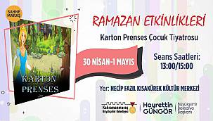 'Karton Prenses' Minik İzleyicilerini Bekliyor