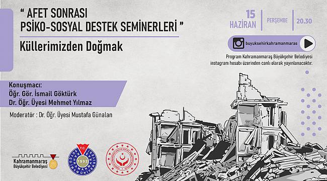 Büyükşehir'in Psiko-Sosyal Destek Seminerleri Devam Ediyor