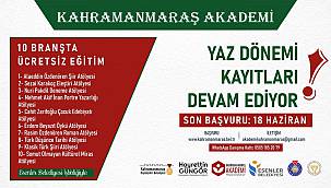 Kahramanmaraş Akademi'de Yeni Dönem Kayıtları Devam Ediyor