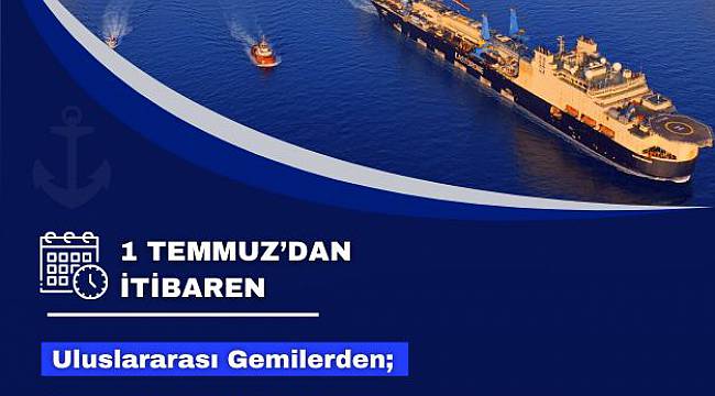 BOĞAZLARDAN ZAMLI GEÇİŞ BAŞLIYOR!