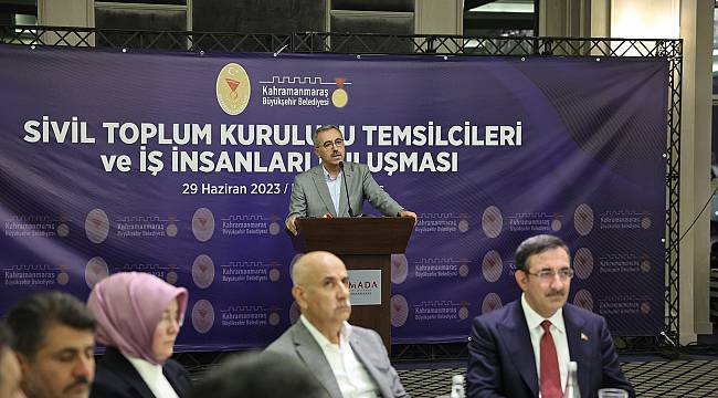 Cumhurbaşkanı Yardımcısı Yılmaz; "Kahramanmaraş, Kalkınmanın Merkez Üssü Olacak".