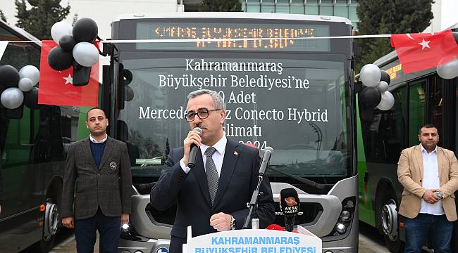 Büyükşehir, Toplu Taşıma Filosuna 10 Yeni Hibrit Otobüs Kazandırdık Gider Ayak