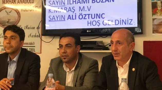 Ali Öztunç, ''Binlerce kilometre uzaktan diyoruz'' dedi