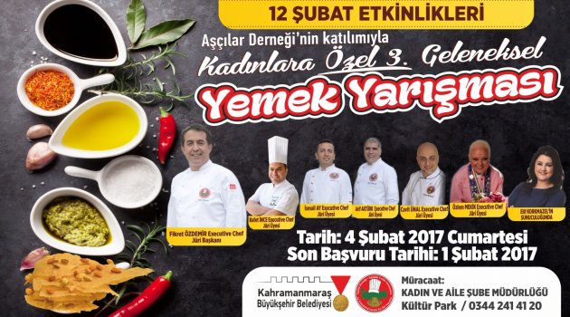 BÜYÜKŞEHİR'DEN 3. GELENEKSEL YEMEK YARIŞMASI