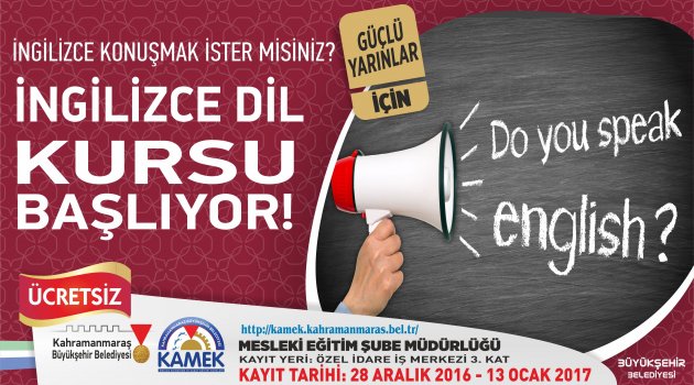 BÜYÜKŞEHİR'DEN DİL KURSLARI