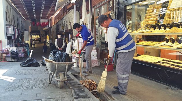 BÜYÜKŞEHİR'DEN MAZGAL TEMİZLİĞİ