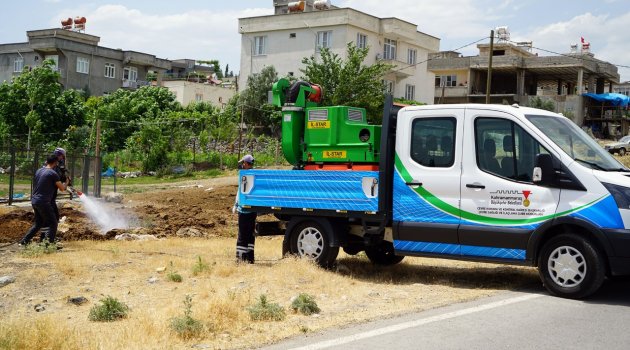 BÜYÜKŞEHİR'İN LARVA MÜCADELESİ DEVAM EDİYOR