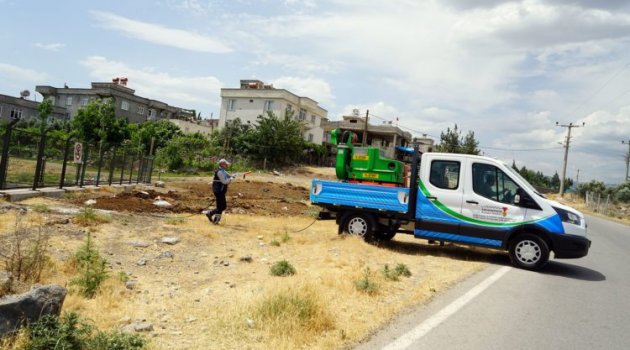 BÜYÜKŞEHİR'İN LARVA MÜCADELESİ DEVAM EDİYOR.