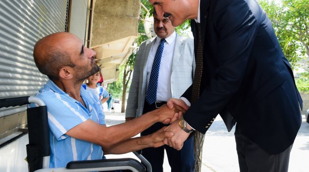 DULKADİROĞLU'NDA MAVİ KAPAKLAR TEKERLEKLİ SANDALYEYE DÖNÜŞTÜ