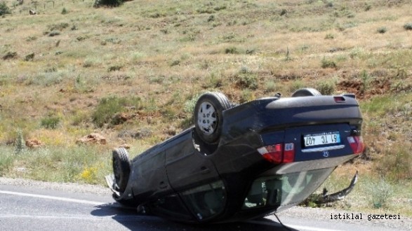 Göksun'da Trafik Kazası 2 Yaralı