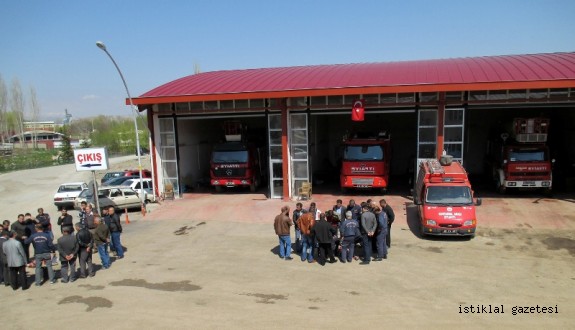 İTFAİYE DAİRE BAŞKANLIĞI'NDAN, İLÇELERDE AKOM ÇALIŞMASI