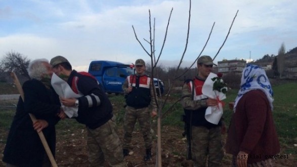 Jandarma, 14 Şubat Sevgililer Gününü Böyle Kutladı