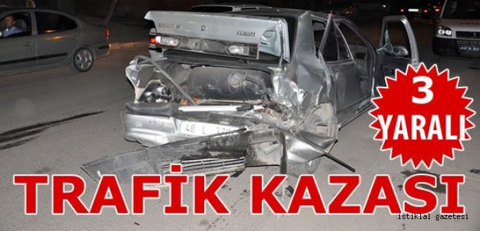 Kahramanmaraş'ta trafik kazası: 3 yaralı