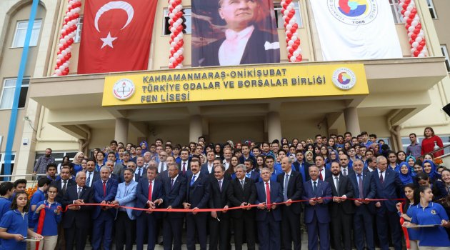 KAHRAMANMARAŞ TOBB FEN LİSESİ AÇILDI