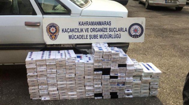 Kahramanmaraş'ta Bin 860 Paket Kaçak Sigara Ele Geçirildi..