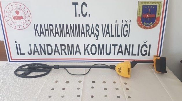 Kahramanmaraş'ta Define Ararken Jandarmaya Yakalandı