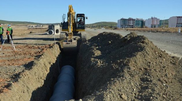 KASKİ, HASTANE BULVARDA YAĞMUR SUYU ÇALIŞMASINI TAMAMLADI