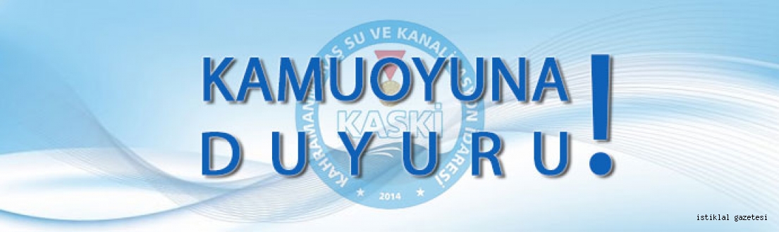 KASKİ:İÇME SULARINI GÜVENLE TÜKETEBİLİRİZ