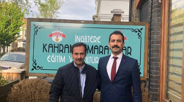 KAYMAKAM A.KUNDAKÇI'DAN İNGİLTEREDE SALDIRIYA UĞRAYAN DERNEĞE ZİYARET