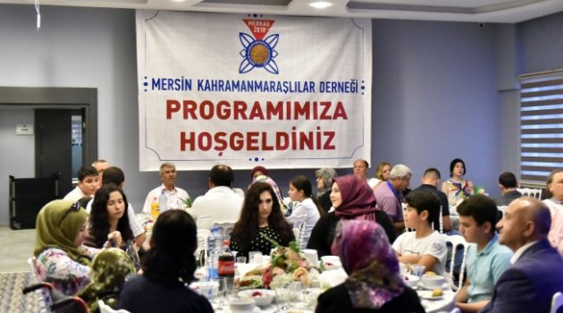 Mersin'deki Kahramanmaraşlılar iftarda buluştu