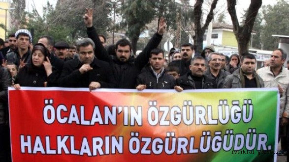 ÖCALAN PROTESTO EDİLDİ