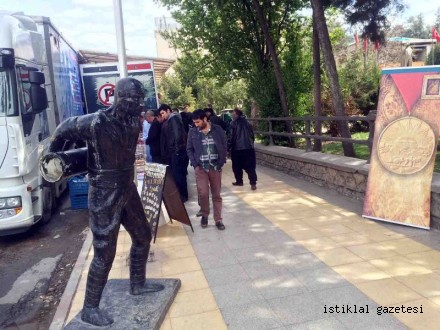 PAZARCIK, ÇANAKKALE GEZİCİ TIRI İLE BULUŞTU