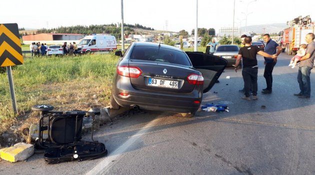 Pazarcık'ta trafik kazası: 5 yaralı