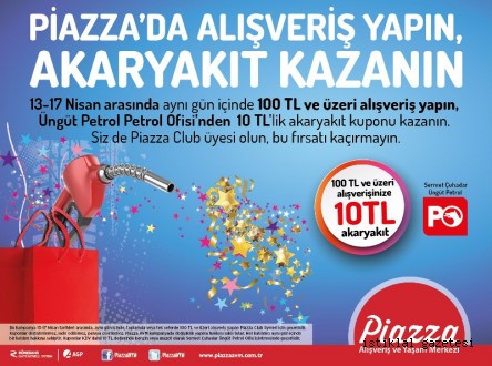 PİAZZA'DAN ALIŞVERİŞİNİ YAP,  DEPONU DOLDUR