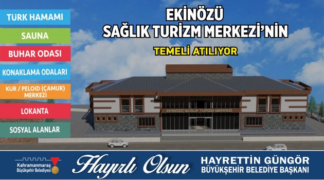 SAĞLIK TURİZM TESİSİ'NİN TEMELİ ATILIYOR...