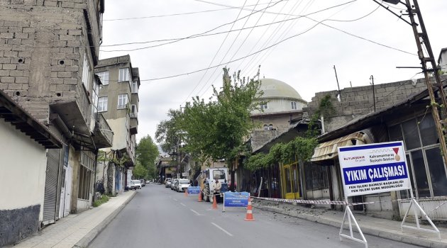 SARAYALTI YOLU GENİŞLETME ÇALIŞMALARI DEVAM EDİYOR