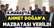 Andırın Yeni Belediye Başkanı Ahmet Doğan Mazbatası Aldı