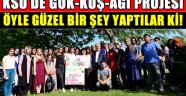 Gök-kuş-ağı projesiyle KSÜ Bahçesi Kuş Evleriyle Donatıldı